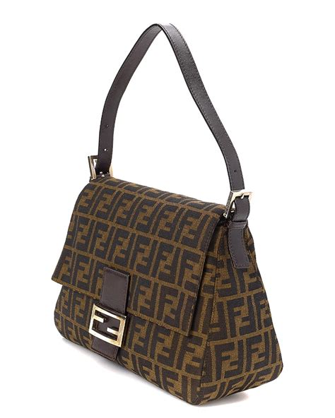 Fendi zip pocket shoulder bags